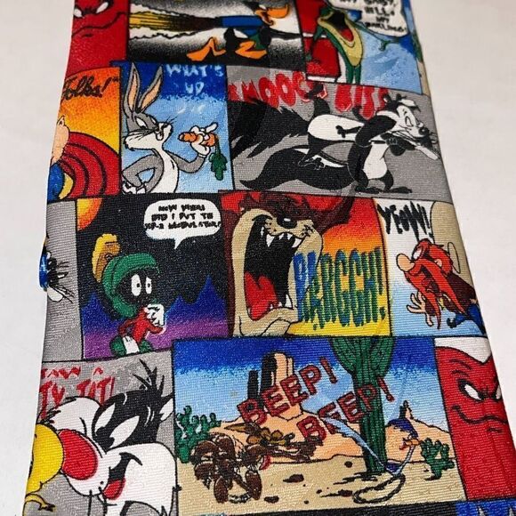Vintage Looney Tunes Mania 53” Tie - Picture 3 of 8
